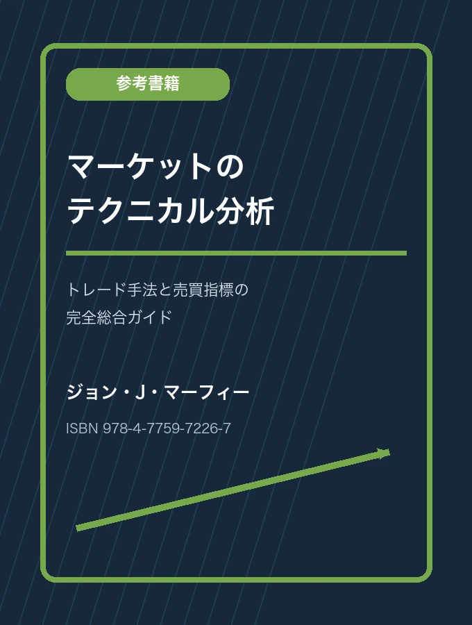 参考書籍マーケットのテクニカル分析の仮画像